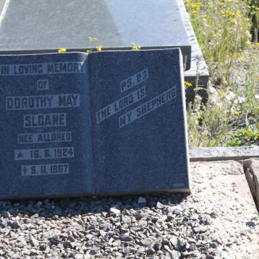 SLOANE Dorothy May nee ALLDRED 1924-1967