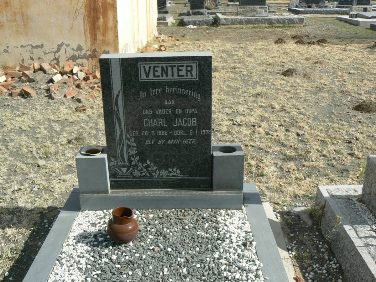 VENTER Charl Jacob 1886-1972