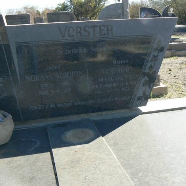 VORSTER Nicolaas Albertus 1896-1964 &amp; Gertruida Margaretha COMBRINK 1902-1966