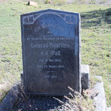 WALT Coenrad Theofilus, v.d. 1913-1947