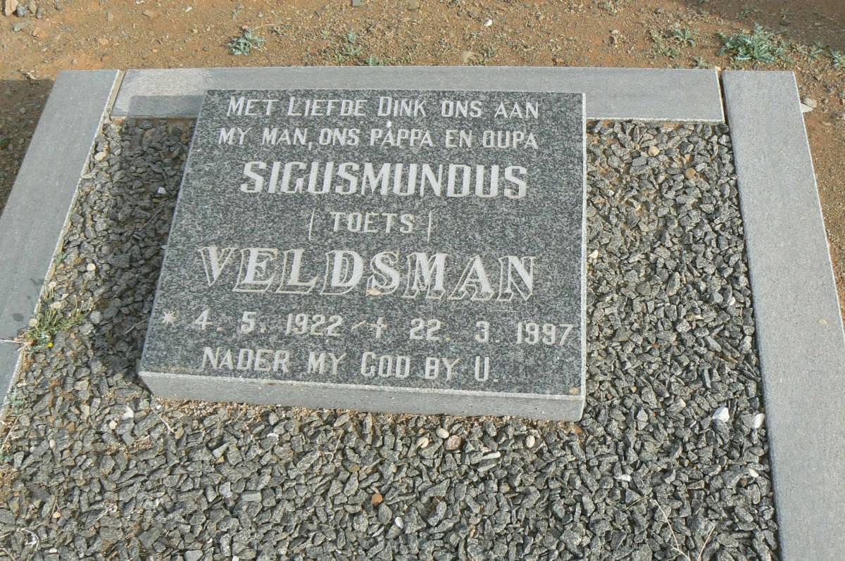 VELDSMAN Sigusmundus 1922-1997