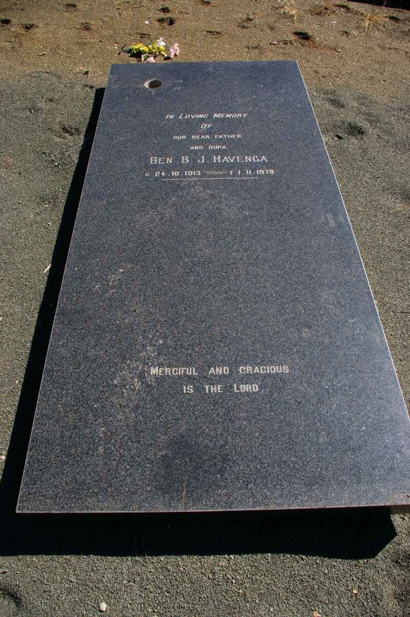 HAVENGA  B.J. 1913-1979