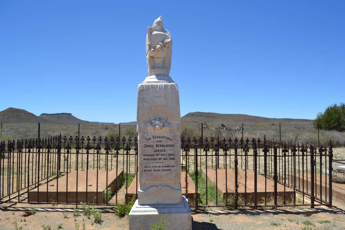 JANSEN Zirkie Bernardus 1832-1908 :: WILLEMSE Gertruida Johanna 1837-1874 :: CARELSE Johanna Catharina 1840-1903