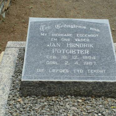 POTGIETER Jan Hendrik 1894-1967