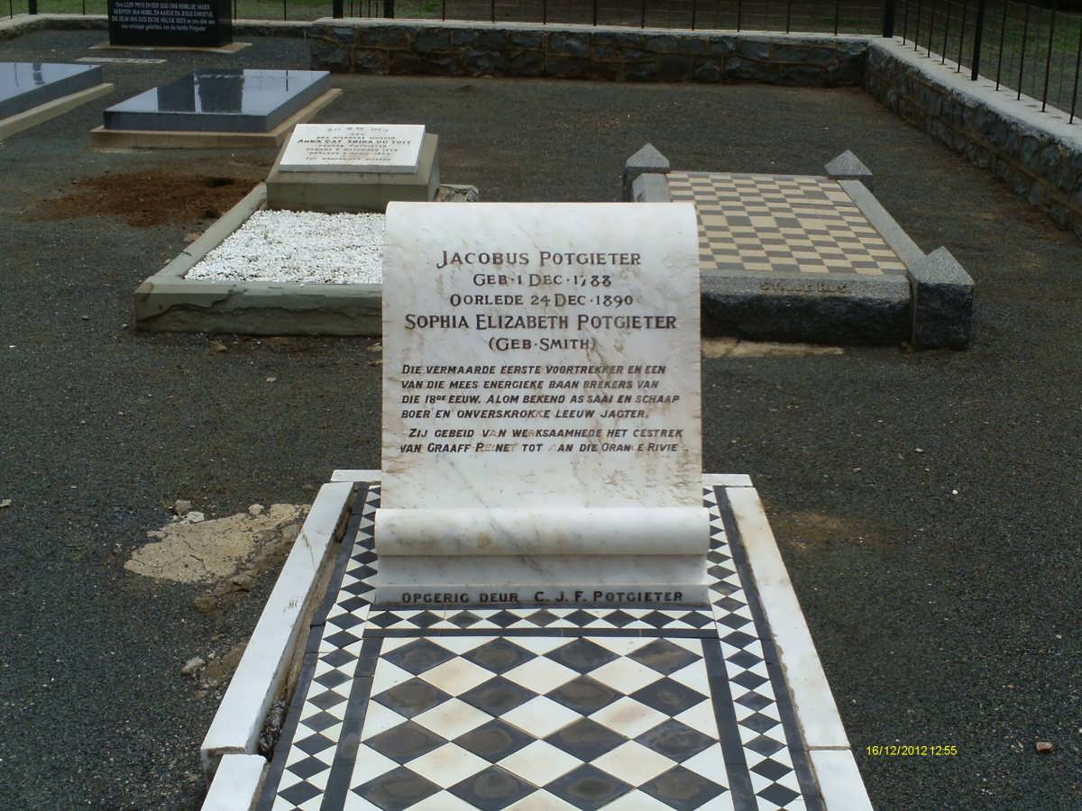 POTGIETER Sophia Elizabeth nee SMITH :: POTGIETER Jacobus 1888-1890 