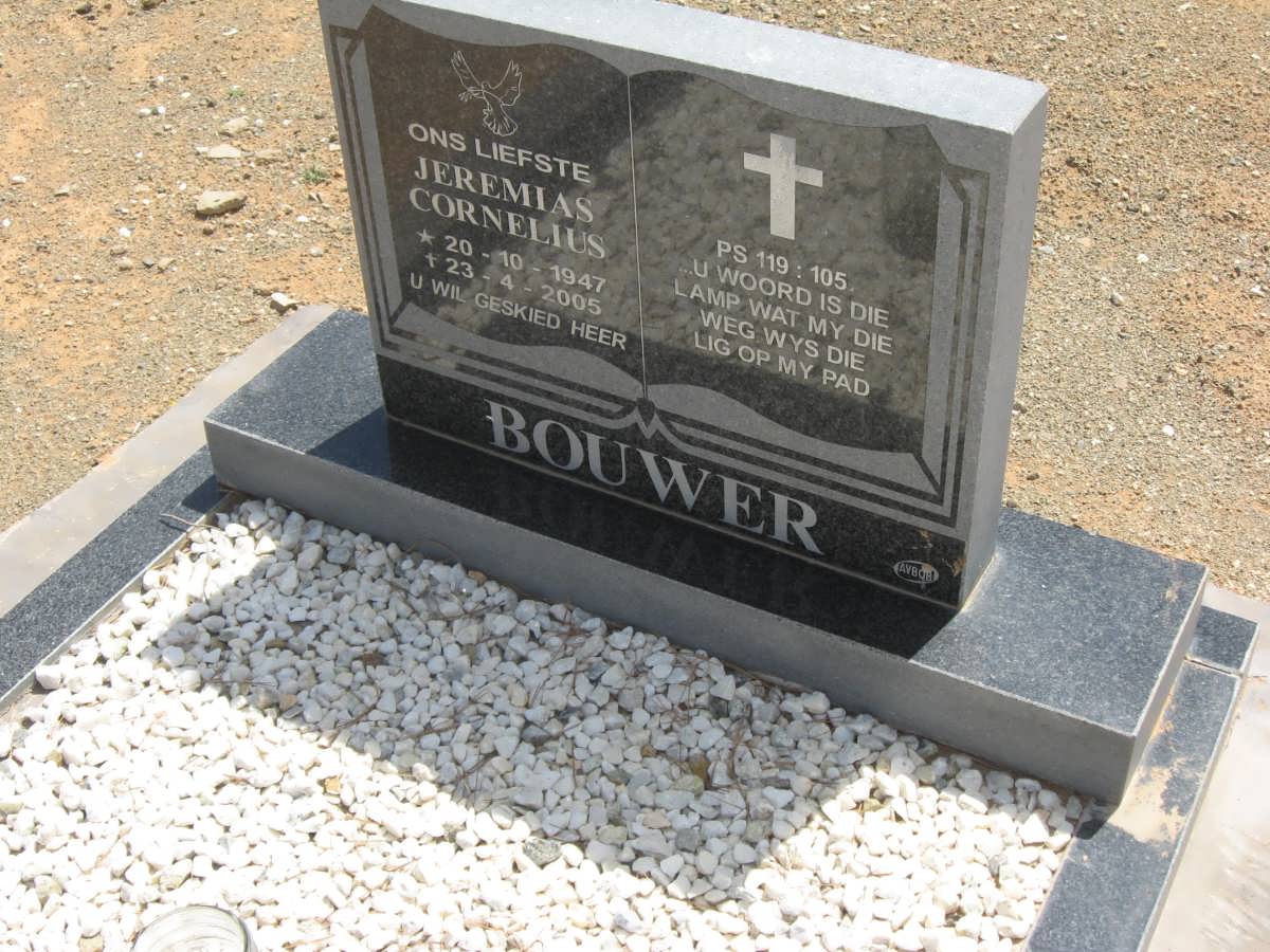BOUWER Jeremias Cornelius 1947-2005