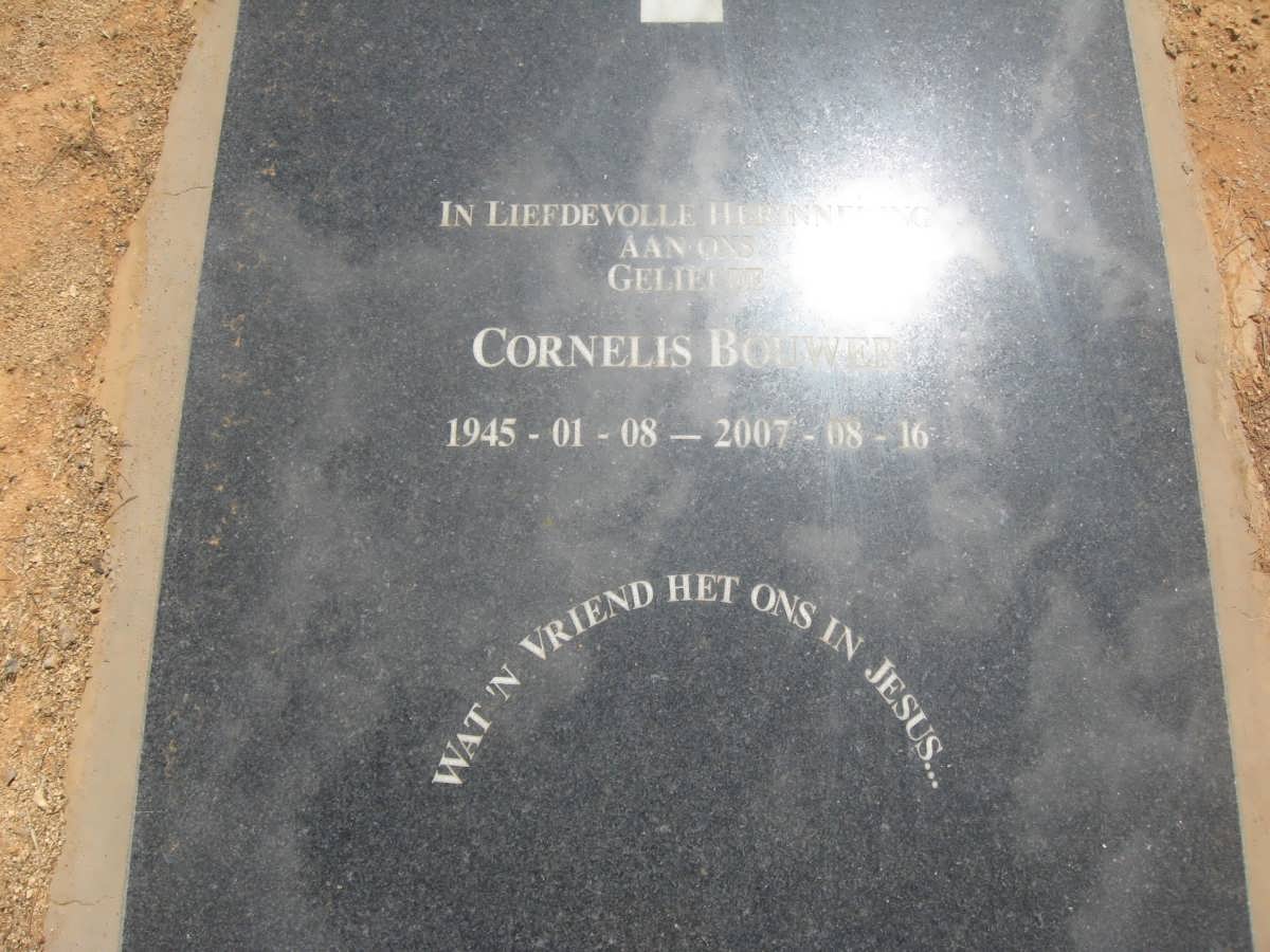 BOUWER Cornelis 1945-2007