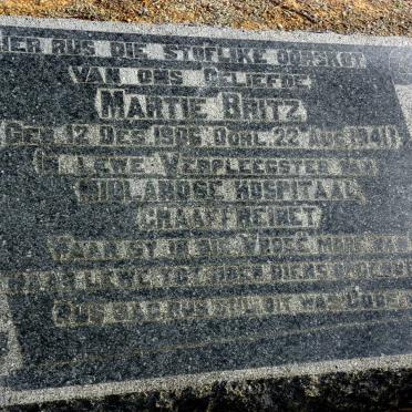 BRITZ Martie 1906-1941