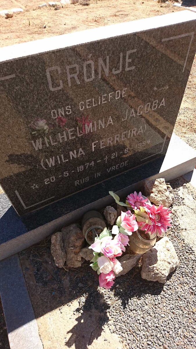 CRÓNJE Wilhelmina Jacoba 1974-1994