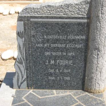 FOURIE J.M. 1909-1965
