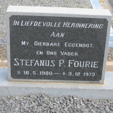 FOURIE Stefanus P. 1900-1973