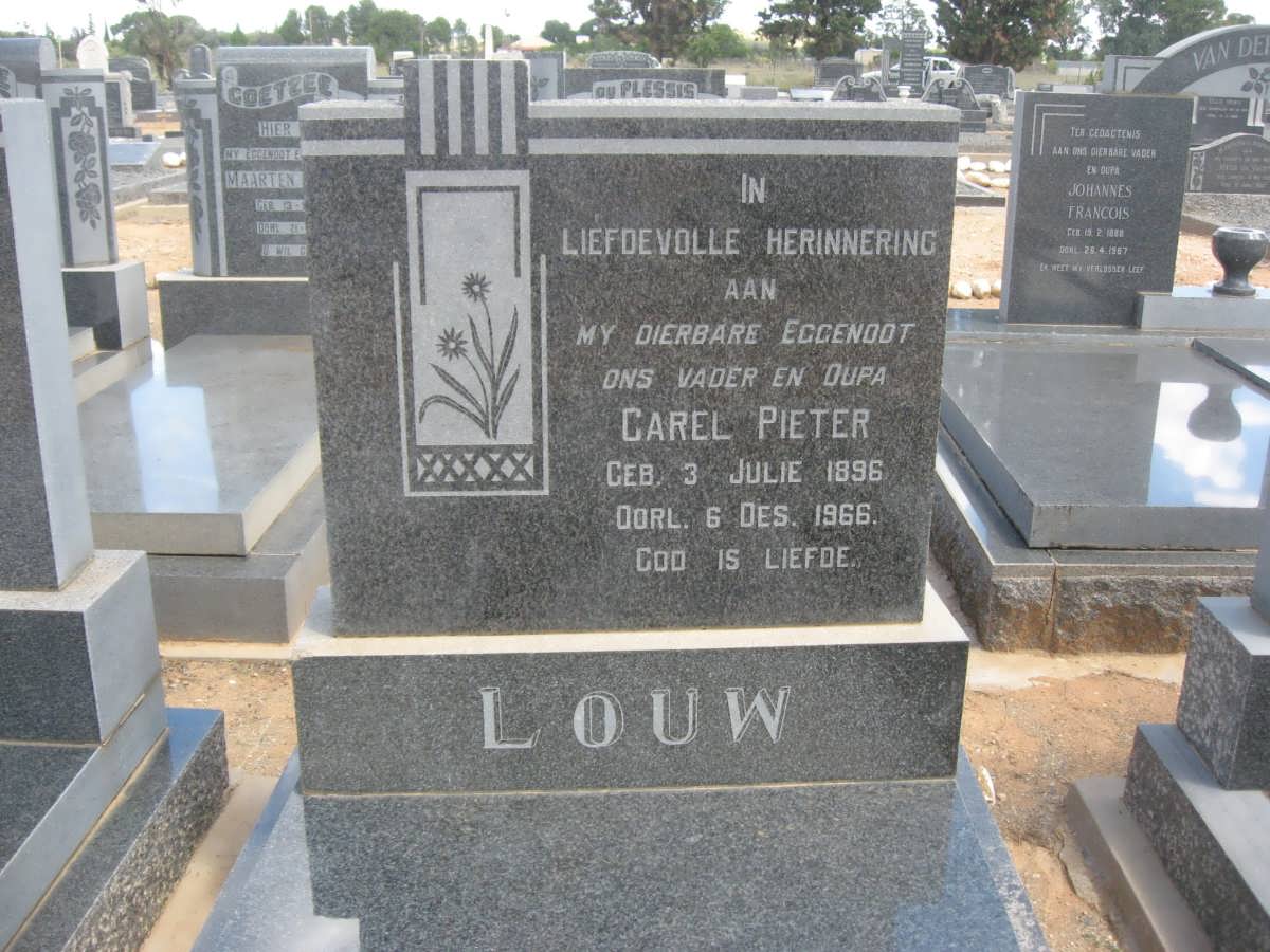 LOUW Carel Pieter 1896-1966