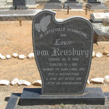 RENSBURG Lanie, van 1900-1991