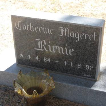 RIENIE Catherine Magaret 1964-1992