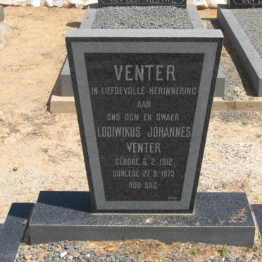 VENTER Lodiwikus Johannes 1912-1973