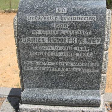 WET Daniel Rudolph, de 1869-1934