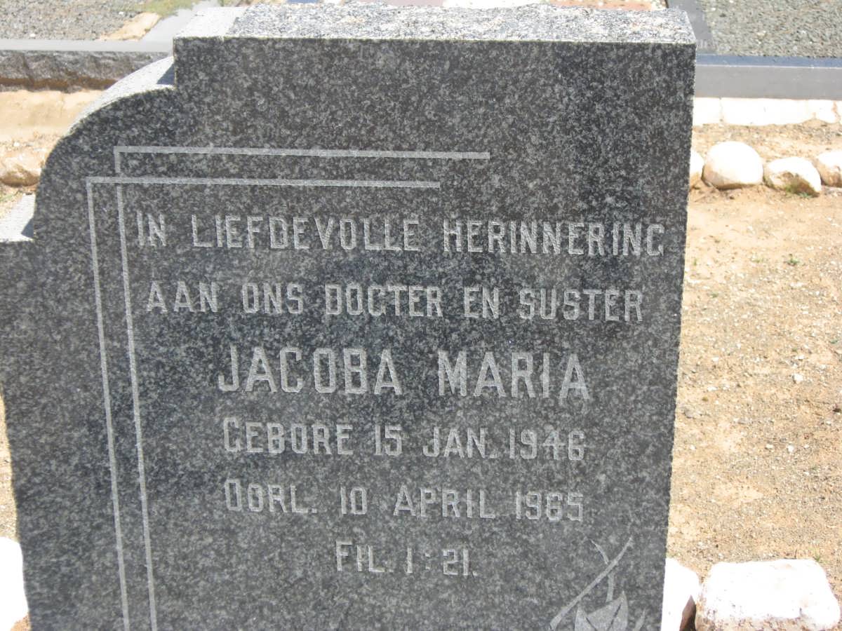 ? Jacoba Maria 1946-1965