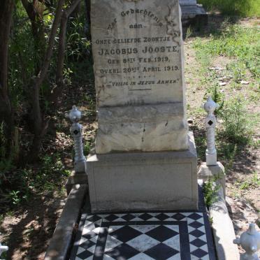 JOOSTE Jacobus 1919-1919