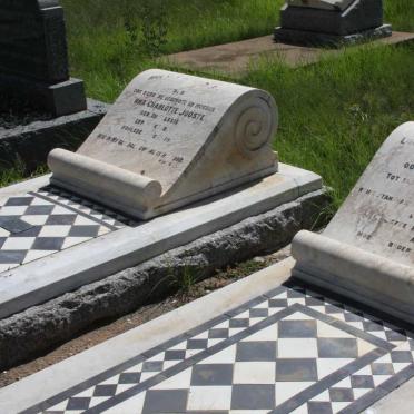 JOOSTE Anna Charlotte nee DU PLESSIS 1876-1921 :: PLESSIS Lucia Christina, du 1894-1925 