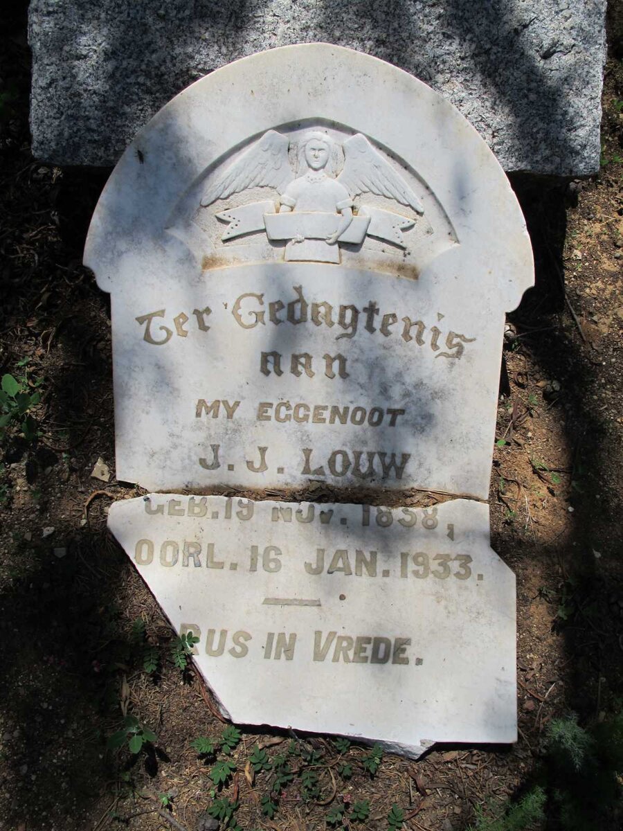 LOUW J.J. 1858-1933