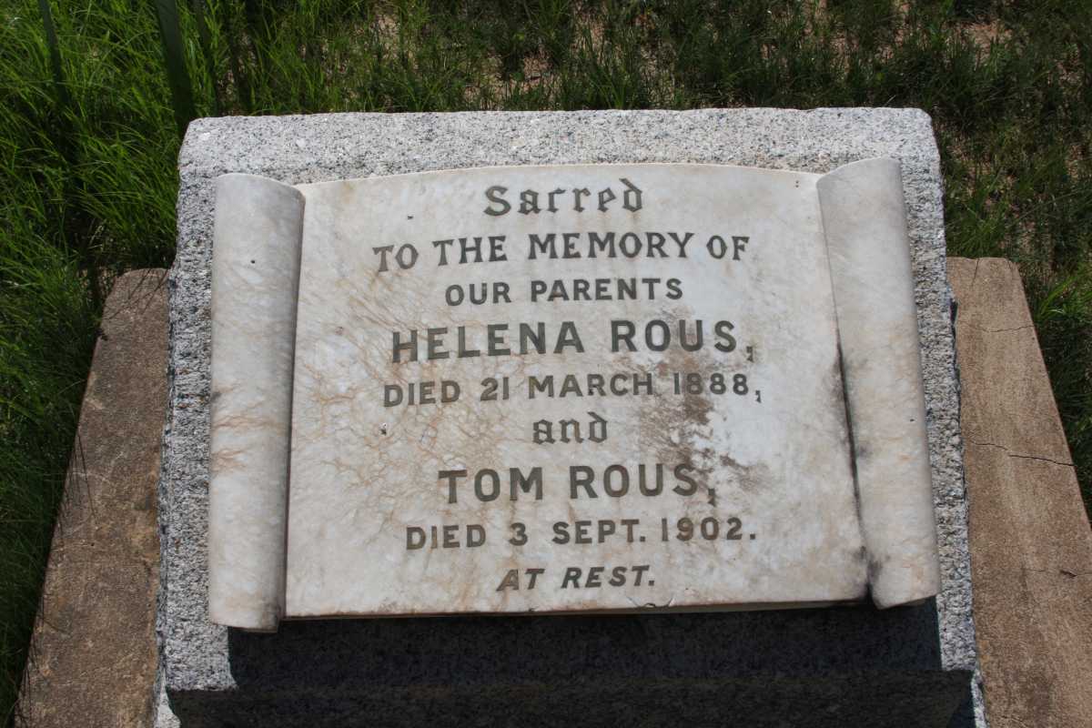 ROUS Tom -1902 &amp; Helena -1888