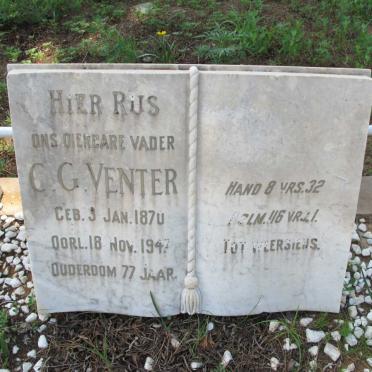 VENTER C.G. 1870-1947 &amp; S.M. DU PLESSIS 1879-1945