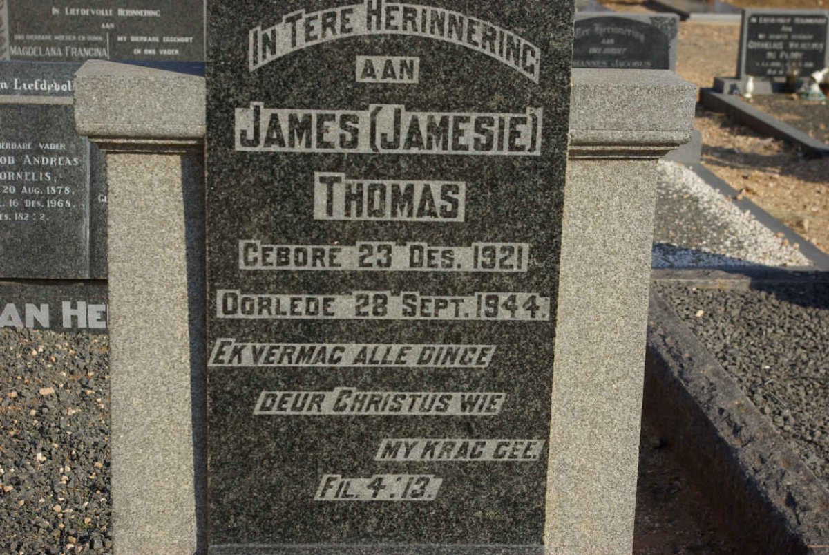 THOMAS James 1921-1944