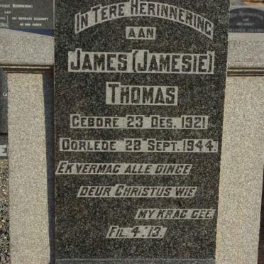 THOMAS James 1921-1944