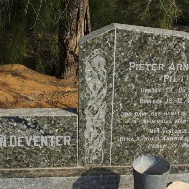 DEVENTER Pieter Arnoldus, van 1952-2000