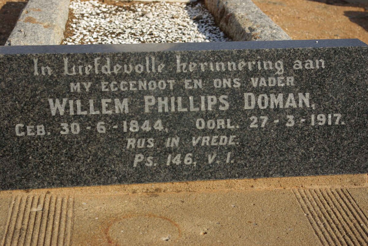 DOMAN Willem Phillips 1844-1917