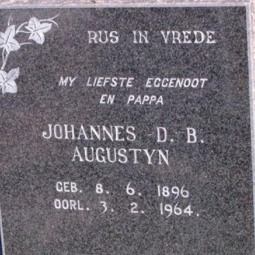 AUGUSTYN Johannes D. B. 1896-1964