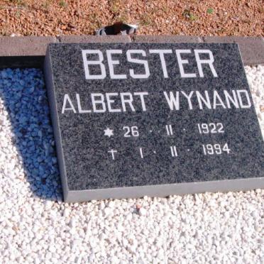 BESTER Albert Wynand 1922-1994