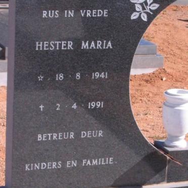 HEEVER Hester Maria, van den 1941-1991