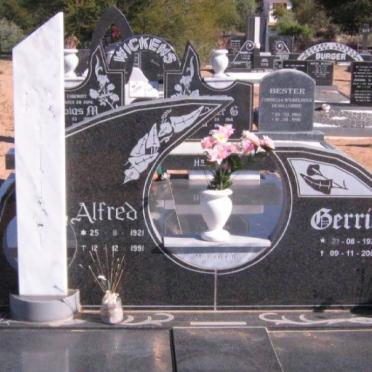 MILLER Alfred 1921-1991 &amp; Gerrie 1924-2001