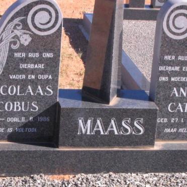 MAASS Nicolaas Jacobus 1910-1981 &amp; Anna Catherina 1916-1985