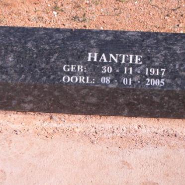 MAASS Hantie 1917-2005