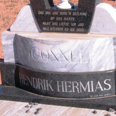 O'CONNELL Hendrik Hermias 1957-1981