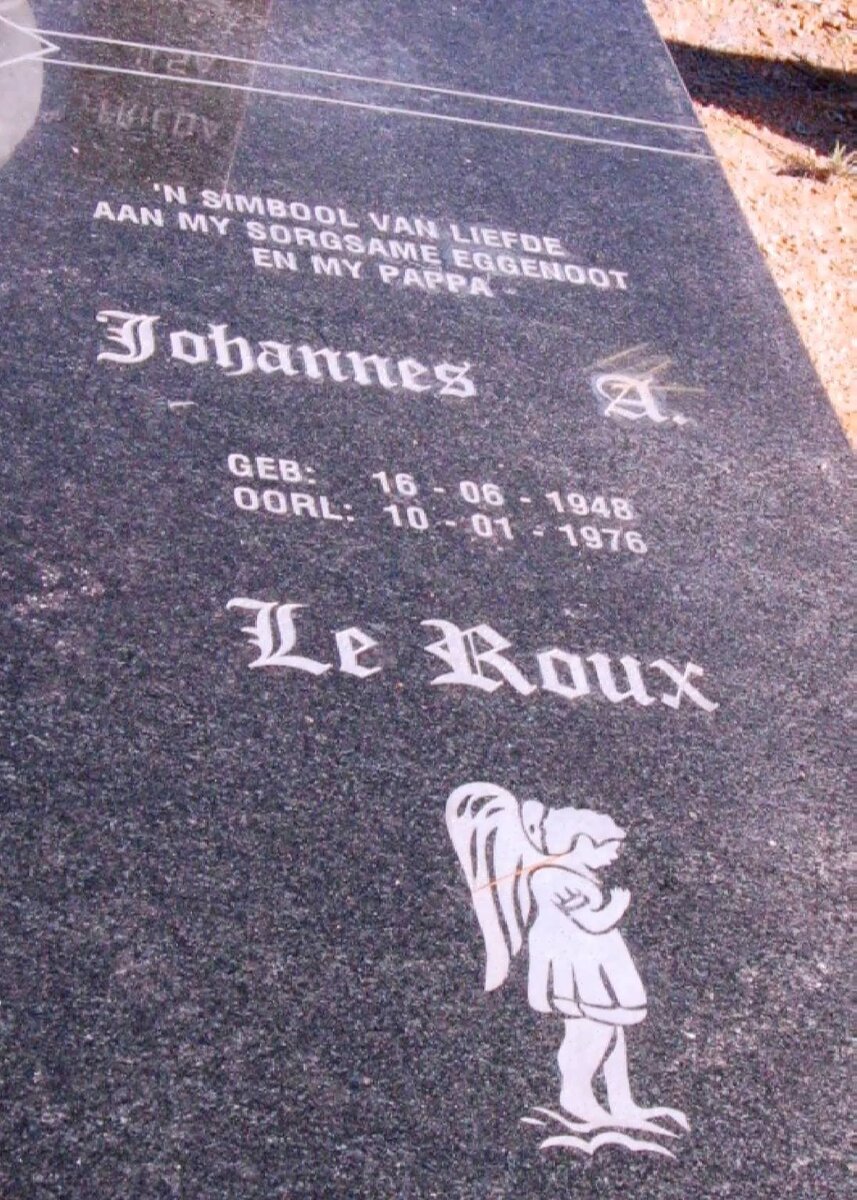 ROUX Johannes A., le 1948-1976