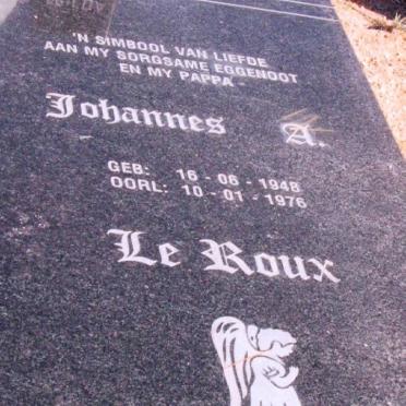ROUX Johannes A., le 1948-1976