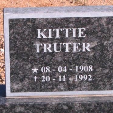 TRUTER Kittie 1908-1992