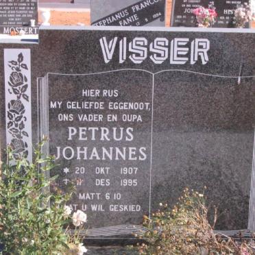 VISSER Petrus Johannes 1907-1995