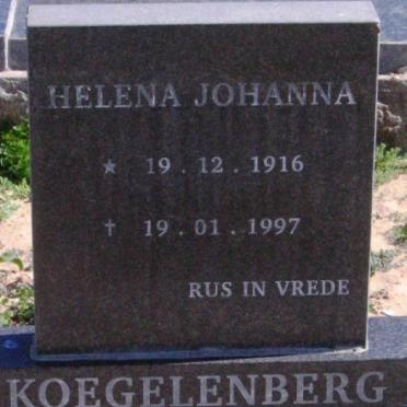 KOEGELENBERG Helena Johanna 1916-1997
