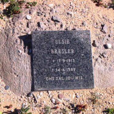 BRESLER Elsie 1913-1989