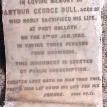 BULL Arthur George -1888