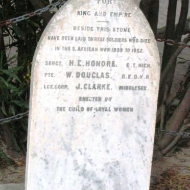 HONORE H.E. :: DOUGLAS W. :: CLARKE J.