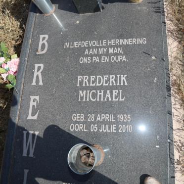 BREWIS Frederik Michael 1935-2010