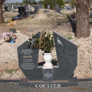COETZER Deon 1958-2011
