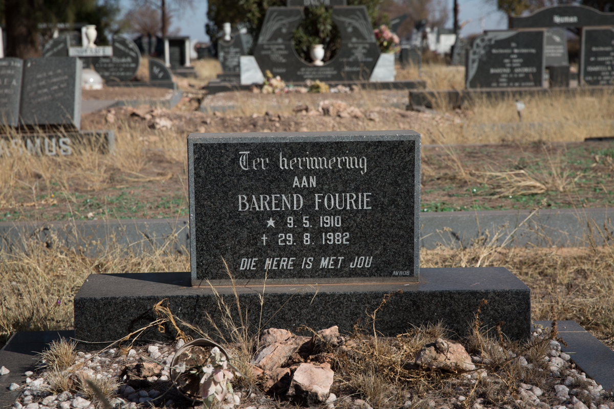 FOURIE Barend 1910-1982