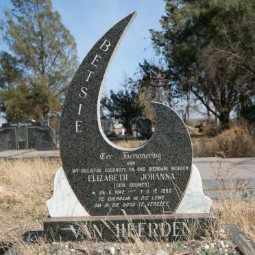 HEERDEN Elizabeth Johanna, van nee SOUNES 1942-1983