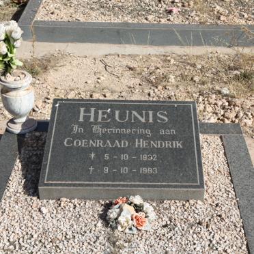 HEUNIS Coenraad Hendrik 1932-1993